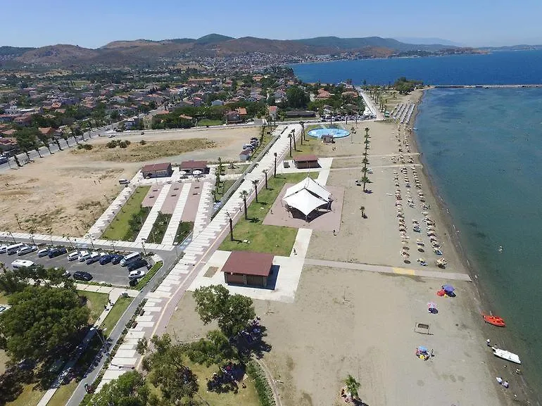 Five Bedroom Plus Living, Triplex Villa With Big Private Garden, Fifty Meters To Sea In Urla, Sleeps Twelve, Three Baths