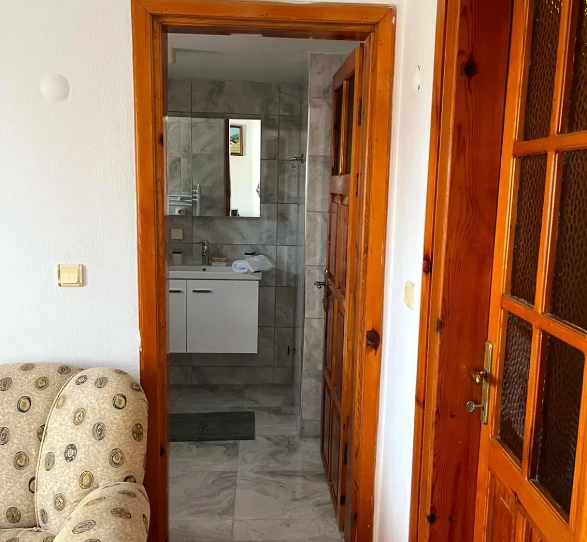 Five Bedroom Plus Living, Triplex Villa With Big Private Garden, Fifty Meters To Sea In Urla, Sleeps Twelve, Three Baths
