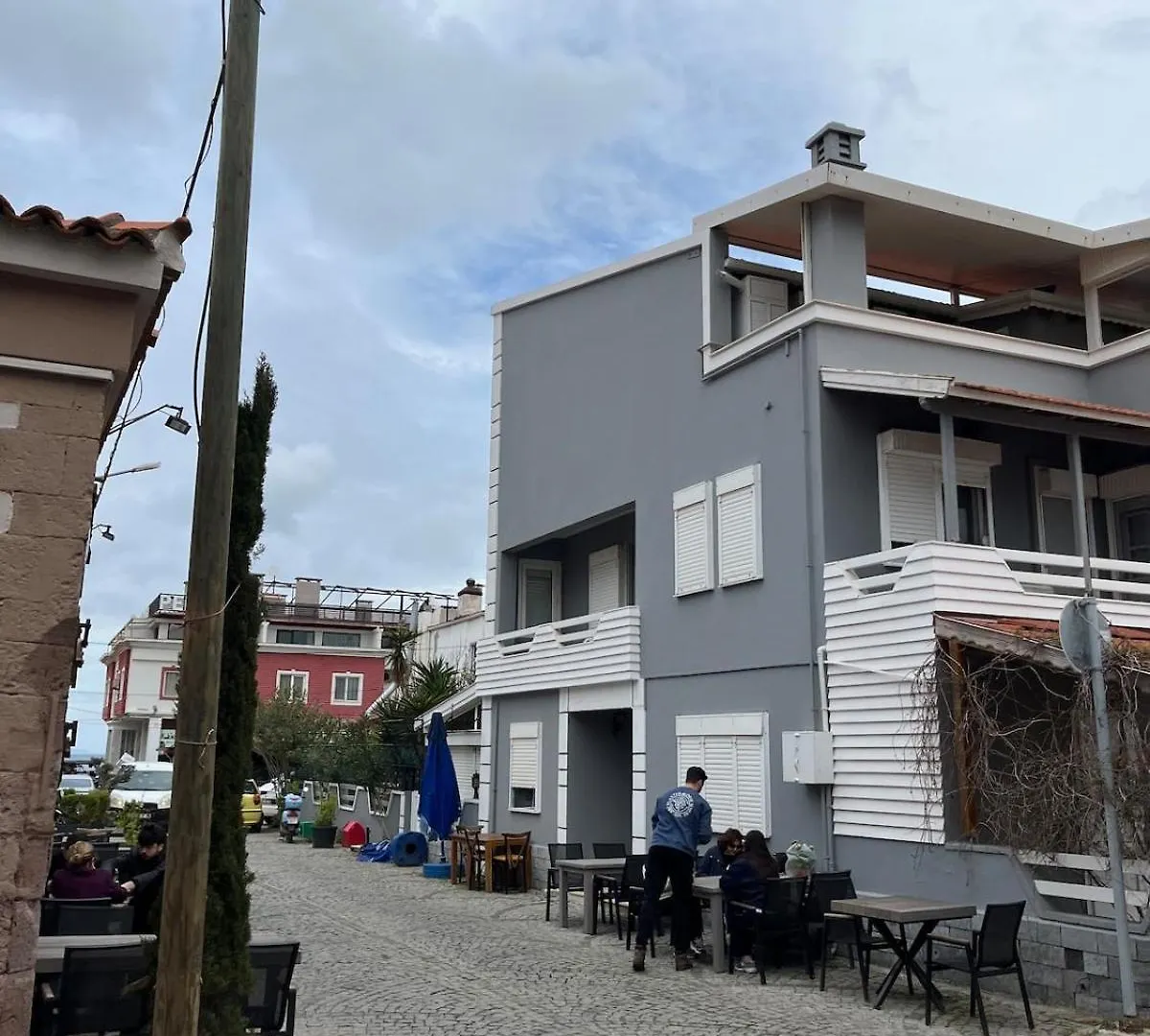 Five Bedroom Plus Living, Triplex Villa With Big Private Garden, Fifty Meters To Sea In Urla, Sleeps Twelve, Three Baths