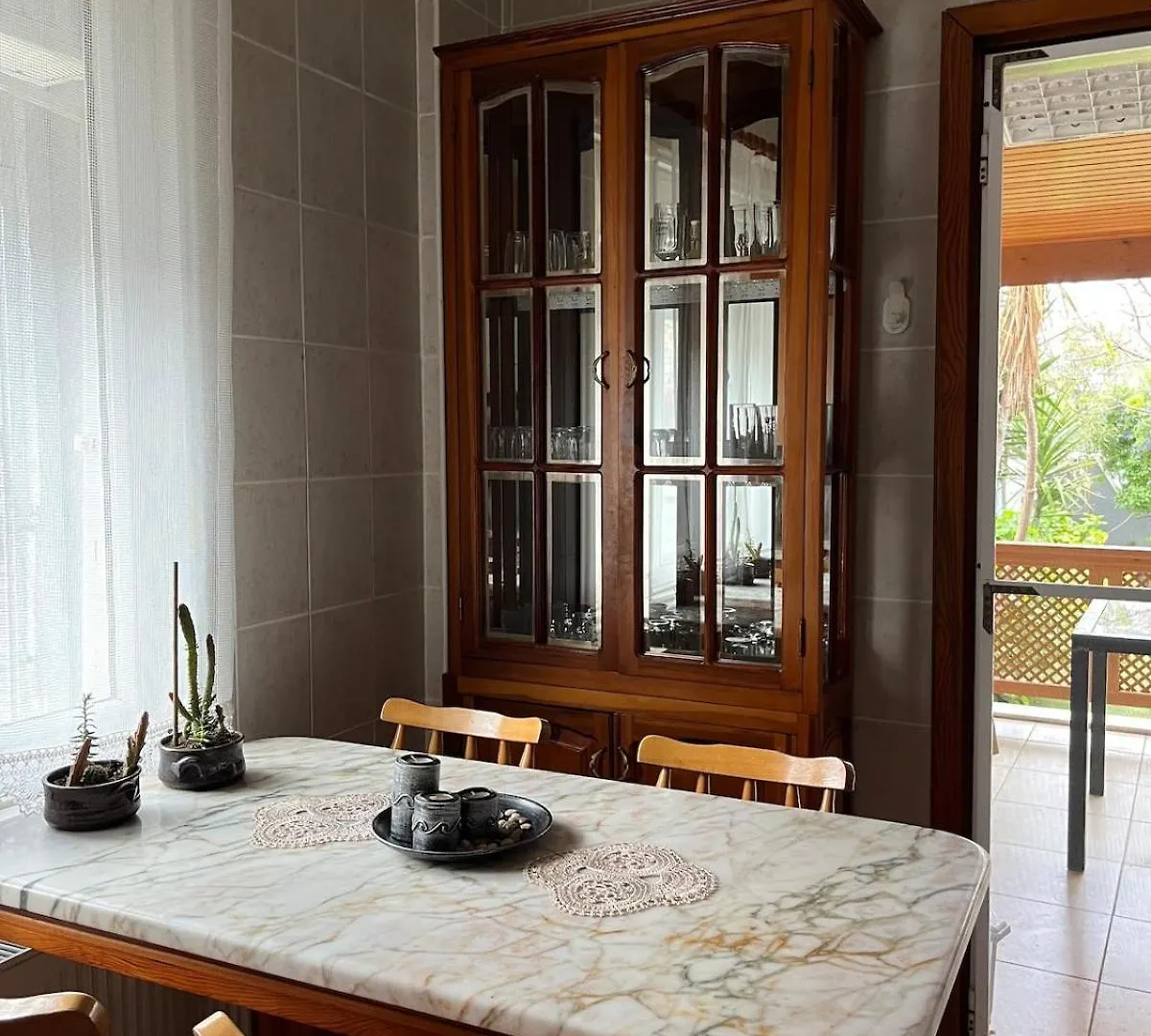 Five Bedroom Plus Living, Triplex Villa With Big Private Garden, Fifty Meters To Sea In Urla, Sleeps Twelve, Three Baths