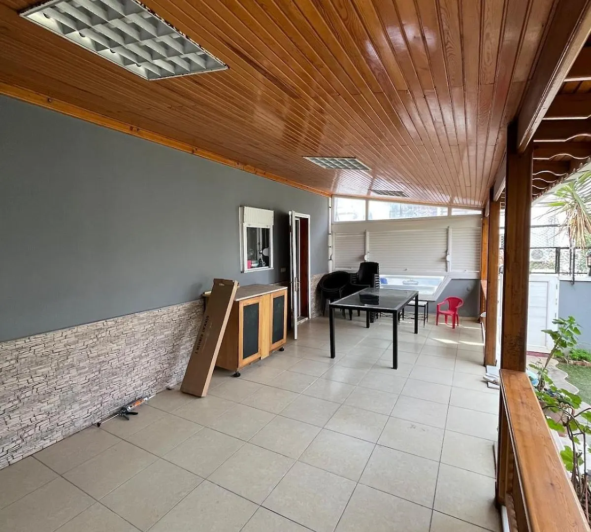 Five Bedroom Plus Living, Triplex Villa With Big Private Garden, Fifty Meters To Sea In Urla, Sleeps Twelve, Three Baths