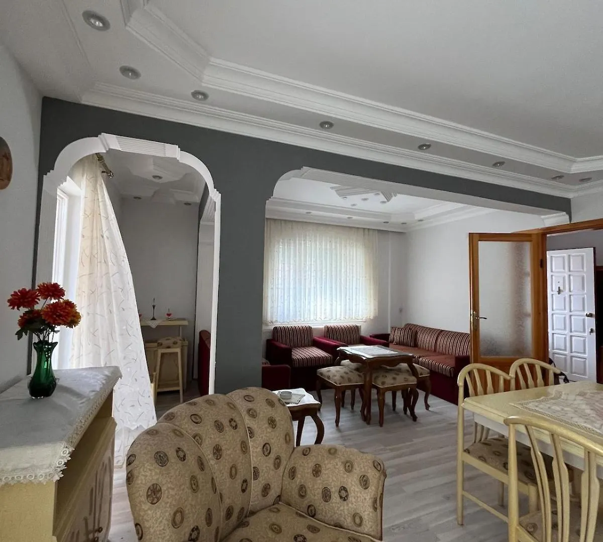 Five Bedroom Plus Living, Triplex Villa With Big Private Garden, Fifty Meters To Sea In Urla, Sleeps Twelve, Three Baths